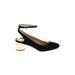 Katy Perry Heels: Black Color Block Shoes - Women's Size 7