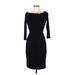 Rachel Pally Casual Dress - Sheath: Black Solid Dresses - Women's Size Small