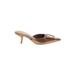 Sam Edelman Mule/Clog: Tan Snake Print Shoes - Women's Size 8 1/2