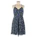 Express Casual Dress - Mini: Black Floral Dresses - Women's Size 10