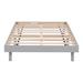 Latitude Run® Modern Design Floating Platform Bed Frame, Rubber in Gray | Twin | Wayfair 7E506F87BA47448EB46C1D6B81758A53