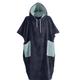 Poncho de plage adulte en coton velours Bleu Nuit L/XL