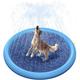 Spritzsprinkler-Pad für Hunde und Kinder, rutschfestes großes Spritzplanschbecken für Kinder, aufblasbares Sprinkler-Pad, verdicktes Wasserpad, Spielzeug für Hunde, Haustiere, Kinder, Hof, Gartenparty