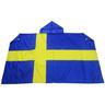 AZ FLAG Bandiera Svezia - Body Bandiera Svedese 90 x 150 cm per Tifosi con Maniche