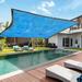 Sun Shade Sails Canopy Outdoor Shade Canopy Breathable UV Block Canopy for Swimming Pool Outdoor Patio Garden Backyard