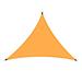 Herrnalise 3 x 3 x 3 Sun Shade Sail Sand Curved Commercial Outdoor Shade Cover Sand Triangle Heavy Duty Permeable Backyard Shade Cloth for Patio Garden Good outdoor Summer furniture