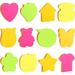 12 Pieces Sticky School Self Post Notes 3 x 3 Inch Bright Colors Self-Stick Pads Heart Arrow Star Shape Notes Colorful Sticky Pad for Reminders Office School and Home 12 Styles 100 Sheets/Pad 3 x