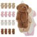 20 Pcs Mini Plush Bear Stuffed Toy Tiny Bear Plush Mini Plushies Mini Bears Plush Toys Mini Bear for Crafts