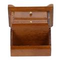 Wood Chest of Drawers Miniature Furniture Doll House Tiny Cooking Table Bedside Cabinet Wooden