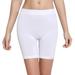 Women Shorts Casual Women Fashion Solid Colour Seamless High Elasticity Leggings Active Pants Cycling Shorts Shorts for Women(Color:White Size:XL)