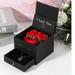 Oneshit Rose Gift Box Lover Proposal Gift Jewelry Ring Rose Box Small Rose Necklace Gift Box Artificial flowers Fake Plants Valentineâ€™s Day Clearance