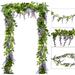 Pieces of 6.6 Feet/piece Artificial Filigree Wisteria Wreath Artificial Wisteria Flower Garden Wedding Floral Decoration