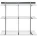 SUSIMOND 1 Rail Storage 48 x12 3-Shelf Kit 350 lbs. Per Shelf for 1/1/1/Workshop Organization