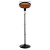 Optimus 1500 Watt 4710 BTU Portable Outdoor Infrared Patio Heater Black (936109274M)