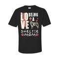 Sheltie Mom Shirt Dog Lover Tee Pets Graphic Tee Dog Mom Gift Pet Parent Shirt