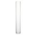 WGV Clear Cylinder Glass Vase - 5 Wide x 35 Height Good quality Heavy Weighted Base - 1 Pc