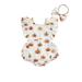 Wallarenear Baby Girls Halloween Jumpsuit Pumpkin Print Romper Tops with Headband