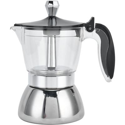 4 tasses en acier inoxydable cafetière cuisinière Moka Pot cafetière fournitures de cuisine