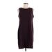 Gap Outlet Casual Dress - Midi: Burgundy Solid Dresses - Women's Size Medium