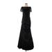 La Femme Cocktail Dress - Formal: Black Dresses - New - Women's Size 8