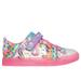 Skechers Girl's Twinkle Toes: Twinkle Sparks Ice - Unicorn Burst Sneaker | Size 1.5 | White | Textile/Synthetic