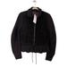 Athleta Jackets & Coats | Athleta Women's Hanover Velvet Merino Wool Blend Hybrid Jacket Black Medium Nwt | Color: Black | Size: M