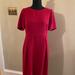 J. Crew Dresses | J Crew Size 8 Red Wool Crepe Dress | Color: Red | Size: 8