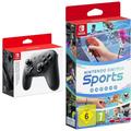 Nintendo Switch Pro Controller & Switch Sports (inkl. Beingurt) Switch