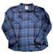 Levi's Shirts | Levis Shirt Mens Xl Curran Blue Plaid Tartan Batwing Pocket Western Cowboy Rodeo | Color: Blue | Size: Xl