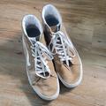 Vans Shoes | Brown Suede Men's Vans High Tops | Color: Cream/Tan | Size: 13