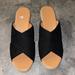 J. Crew Shoes | J.Crew Wedge Espadrille Mule Wedge Sandals | Color: Black | Size: 10.5