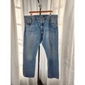 Levi's Jeans | Levi's 501 Men's 40x32 Light Blue Denim Wash Classic Button Fly 5 Pocket Jeans | Color: Blue | Size: 40
