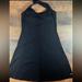 Athleta Dresses | Athleta Dress Womens Medium Black Halter Tie Back Athleisure Tennis Mini New | Color: Black | Size: M