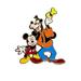 Disney Toys | 2008 Disney Pin Goofy And Mickey Mouse Disney Pin "Friends Are Forever" | Color: Orange/White | Size: Osbb