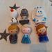 Disney Bath, Skin & Hair | Disney Store Frozen Bath Toy Large Vinyl Figures Lot Set Of 6 | Color: Blue/White | Size: 5 Inches