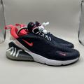 Nike Shoes | Nike Air Max Day 270 Zip Nike Id Navy Blue/ Infrared Bq0742-982 Men Size 9 Rare | Color: Blue | Size: 9