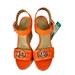 Michael Kors Shoes | Micheal Kors Rory Wedge Espadrille 8w | Color: Gold/Orange | Size: 8