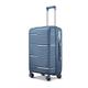 Suitcase Zipper Trolley Luggage Bag Travel Suitcases with Universal Wheels Combination Lock Travel Bags (Color : Peacock Blue, Size : 28 inch)