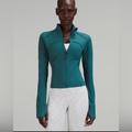 Lululemon Athletica Jackets & Coats | Lululemon Ribbed Nulu Cropped Define Jacket | Color: Green | Size: 6