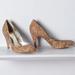 Anthropologie Shoes | Anthropologie Miss Albright Beaumaris Cork Heels - 8 | Color: Brown/Tan | Size: 8