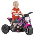 Maxmass 6V Kids Ride on Motorcycle, Battery Powered Electric Motorbike with Detachable Training Wheels, Music, Headlight, Horn, 2/3 Wheel Children Motor Bike for 18-36 Months Old (Pink)