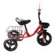 Jopwkuin Boys Girls Balance Trikes, Metal Polyurethane Comfortable Grip Toddlers Tricycle Fun Pedal Design with Storage Basket for Outdoor