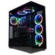 CYBERPOWERPC Luxe Gaming PC - AMD Ryzen 7 5700X, Nvidia RTX 4060 8GB, 32GB RAM, 1TB NVMe SSD, 650W 80+ PSU, Wi-Fi, Liquid Cooling, Windows 11, Prism RGB