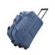 Meechi Suitcase Large Capacity Travel Suitcase with Wheels Trolley Bag Rolling Luggage Bag Oxford Wheeled Bag (Color : Blue, Size : 55x31x34cm)