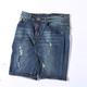 AGIPS Jiaxu Shorts Summer Big Size Men Shorts Large Size Male Ripped Lightweight Micro Stretch Breeches Hot Men plus size Men Denim Shorts (Color : Blue, Size : 48)