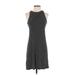 Athleta Casual Dress - A-Line: Black Chevron Dresses - Women's Size X-Small