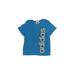 Adidas Active T-Shirt: Blue Solid Sporting & Activewear - Size 2Toddler