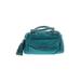 Cole Haan Leather Satchel: Teal Solid Bags