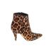 Vince Camuto Ankle Boots: Brown Animal Print Shoes - Women's Size 8 1/2