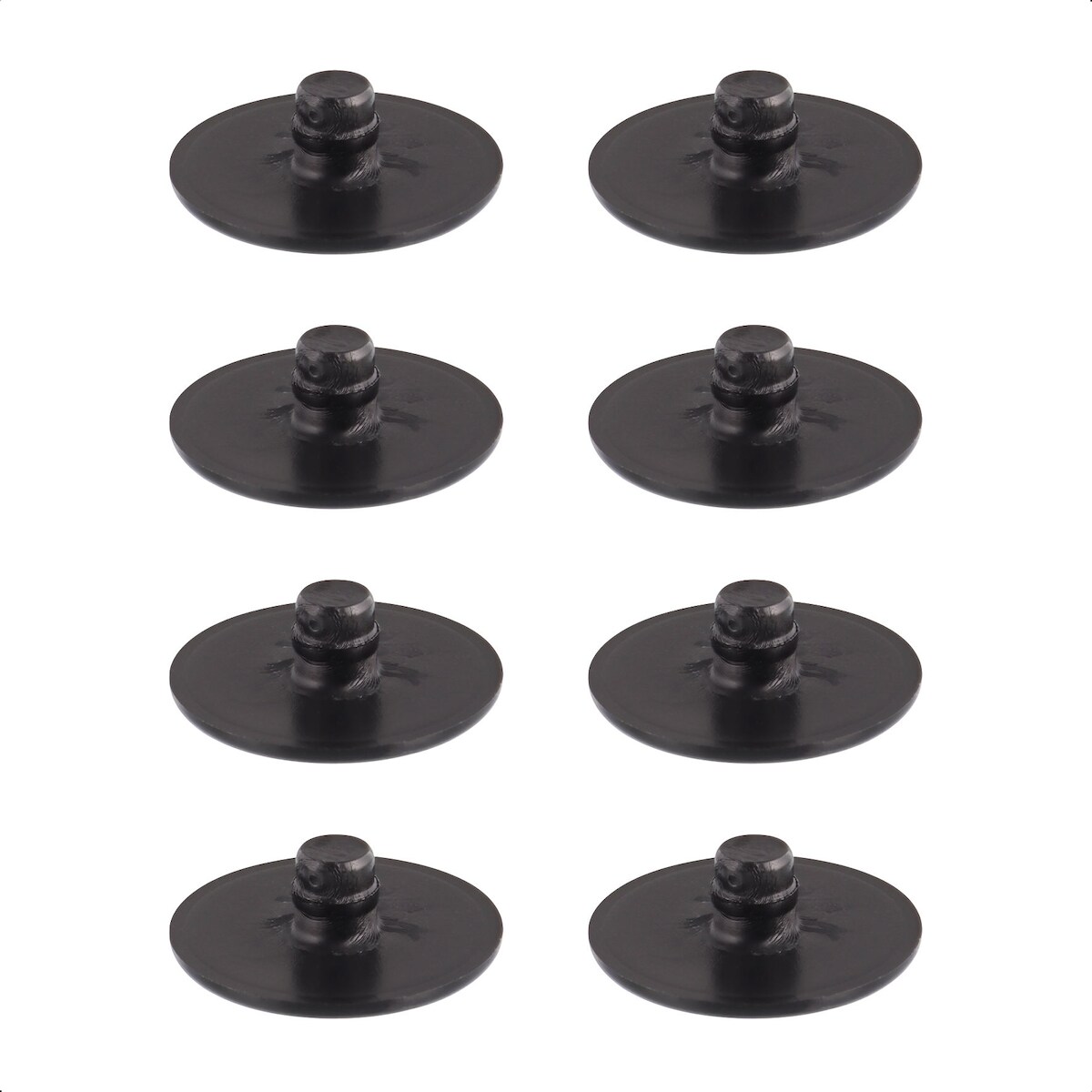 WAGNER QuickClick® 8er-Set Kunststoff Ersatzgleiter BLACK Ø 25 mm für Basis SMART 21/25 mm, DE Ware - 16783600 Image